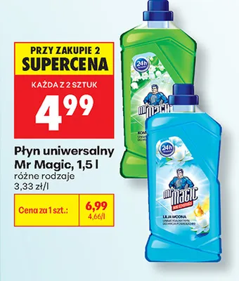 Płyn uniwersalny Mr Magic promocja w Biedronka