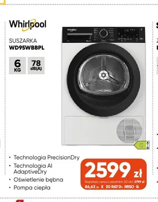 Suszarka WD95WBBPL Whirlpool promocja w Max Elektro