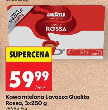 Kawa mielona Qualita Rossa promocja w Biedronka
