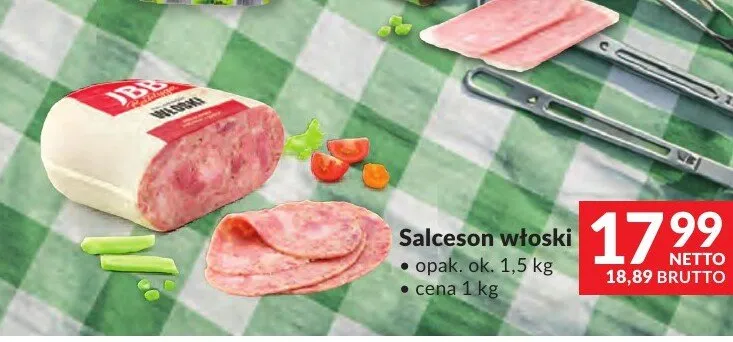 Salceson włoski promocja w Makro