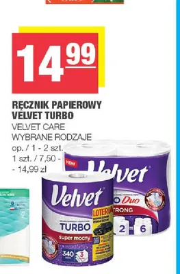 Ręcznik papierowy Velvet Duo promocja w SPAR