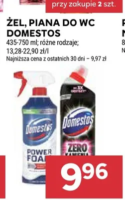 Piana do WC Domestos promocja w Stokrotka