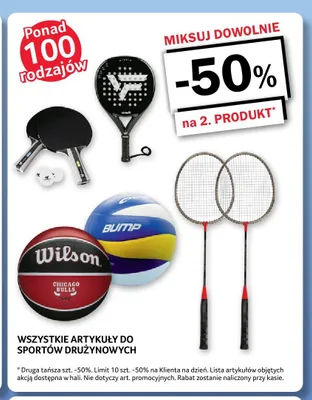 Artykuły do sportów drużynowych promocja w Selgros