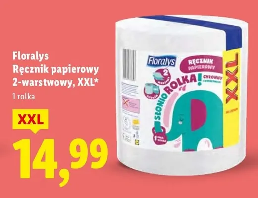 Ręcznik papierowy 2-warstwowy, XXL promocja w Lidl