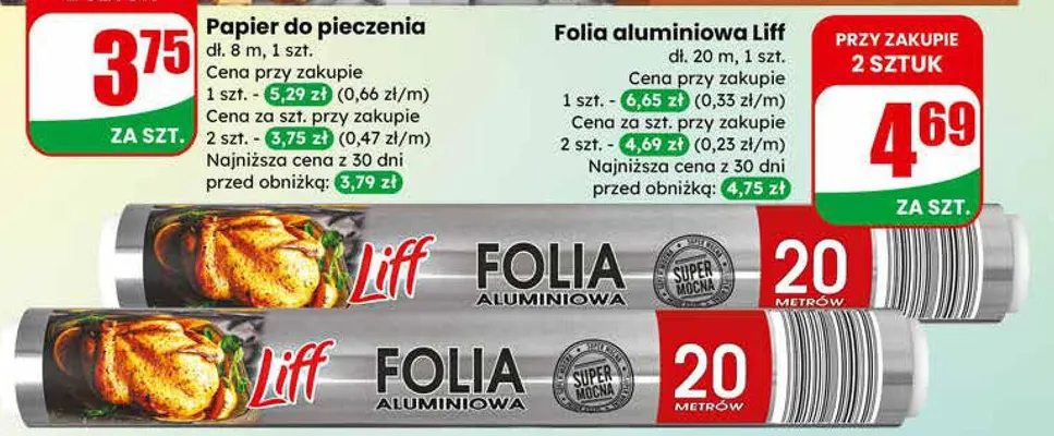Folia aluminiowa promocja w Dino