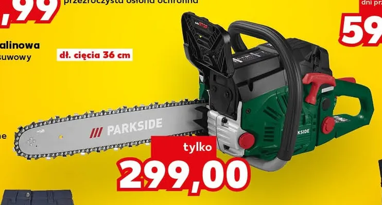 Pilarka łańcuchowa spalinowa Parkside promocja w Kaufland