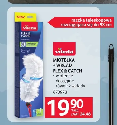 Miotełka + wkład Flex & Catch Vileda promocja w Selgros