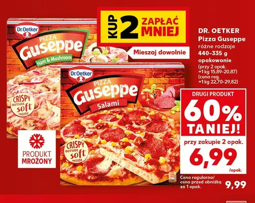 Pizza Guseppe Salami Dr. Oetker promocja w Kaufland