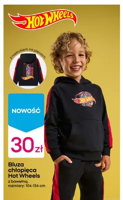 Bluza chłopięca Hot Wheels promocja w Pepco