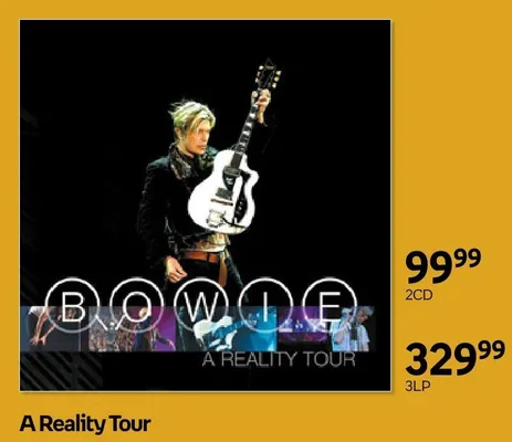 Płyta LP David Bowie A Reality Tour 3-pak promocja w Empik