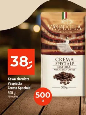 Kawa ziarnista Vaspiatta Crema Speciale promocja w Dealz