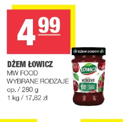 Dżem Łowicz promocja w SPAR