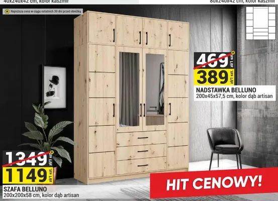 Nadstawka Belluno promocja w Merkury Market