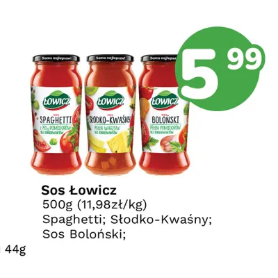 Sos Łowicz Słodko-Kwaśny promocja w Limonka