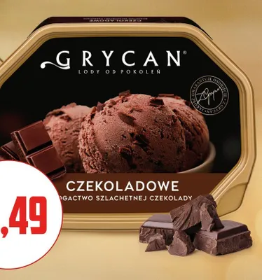 Lody czekoladowe Grycan promocja w Kupiec