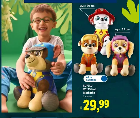 Maskotka Psi Patrol Lupilu promocja