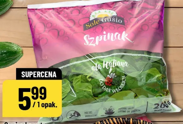 Szpinak myty  promocja w POLOmarket