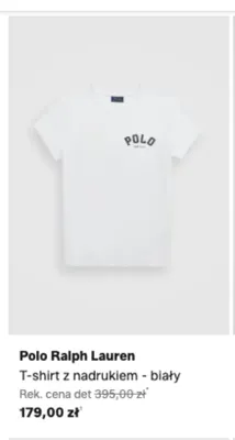 T-shirt z nadrukiem biały Polo Ralph Lauren promocja w Lounge by Zalando