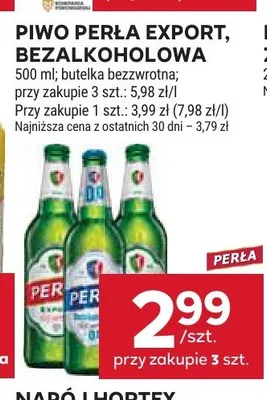 Piwo Perła Export promocja w Stokrotka
