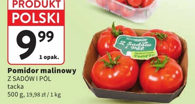 Pomidor malinowy Z Sadów i Pól tacka promocja w Intermarche
