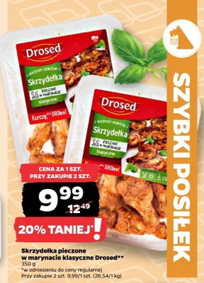 Skrzydełka pieczone w marynacie klasyczne Drosed promocja w Netto