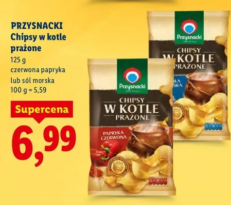 Chipsy w kotle prażone promocja w Lidl