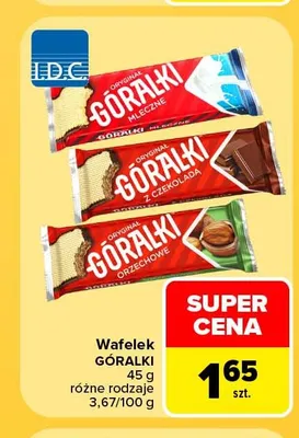 Wafelek Góralki Mleczne promocja w Carrefour