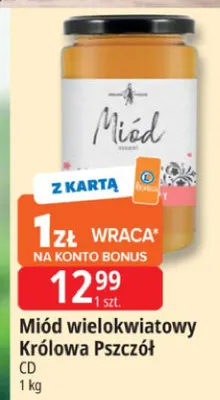 Miód wielokwiatowy Królowa Pszczół promocja w Leclerc