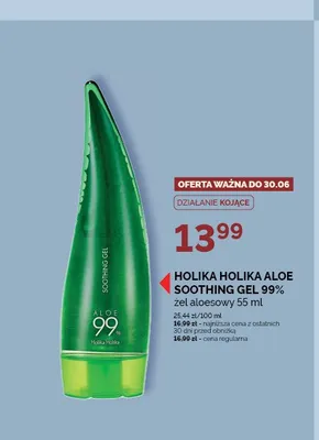 Żel aloesowy Holika Holika Aloe Soothing Gel 99% promocja w Super-Pharm