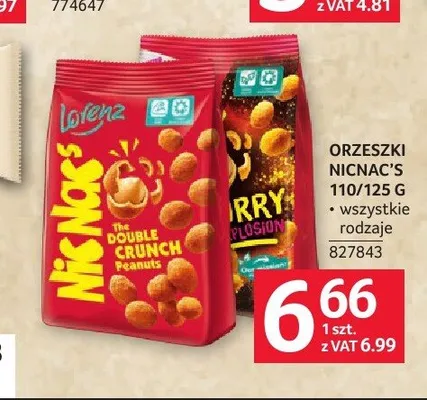 Orzeszki NicNac's Lorenz promocja w Selgros