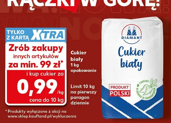Cukier biały Diamant promocja w Kaufland