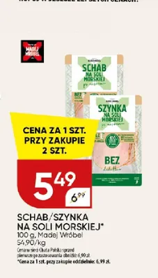 Szynka na soli morskiej Madej Wróbel promocja w Chata Polska