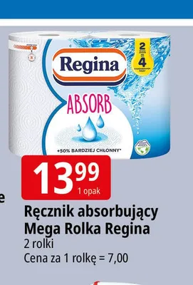 Ręcznik absorbujący Mega Rolka Regina promocja w Leclerc