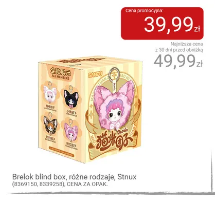 Brelok blind box Stnux promocja w Smyk
