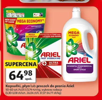 Proszek do prania Ariel promocja w Auchan