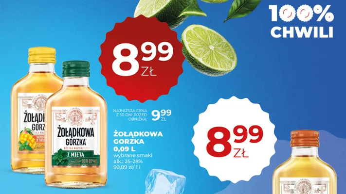 Wódka gorzka wybrane smaki promocja w Duży Ben
