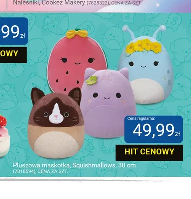 Pluszowa maskotka Squishmallows 30cm promocja w Smyk