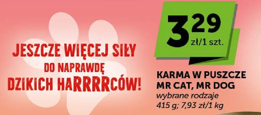 Karma w puszce wybrane rodzaje promocja w Groszek