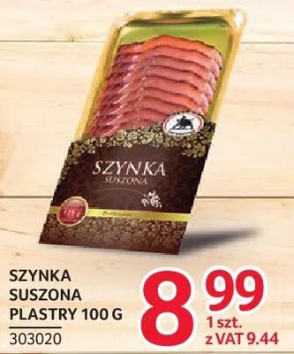 Szynka suszona plastry ZMB Białystok 100 g promocja w Selgros