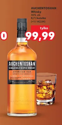 Whisky Auchentoshan 40% promocja w Kaufland