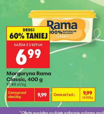 Margaryna Rama Classic promocja w Biedronka