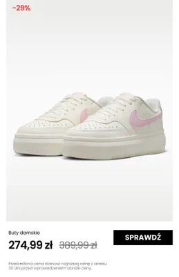 Buty damskie Nike promocja w NIKE