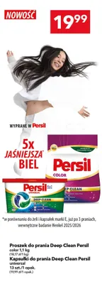 Proszek do prania Deep Clean Persil color promocja w LEWIATAN