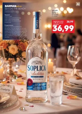 Wódka Soplica 40% alk. promocja w Kaufland