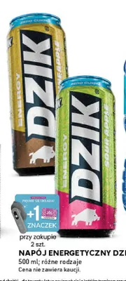 Napój energetyczny Dzik promocja w Stokrotka