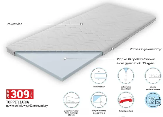 Topper Zaria promocja w Merkury Market