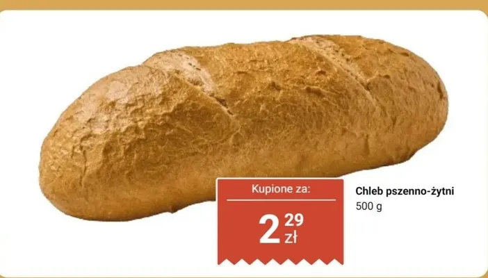 Chleb pszenno-żytni promocja w Dino