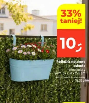 Podłużna metalowa osłonka promocja w Dealz