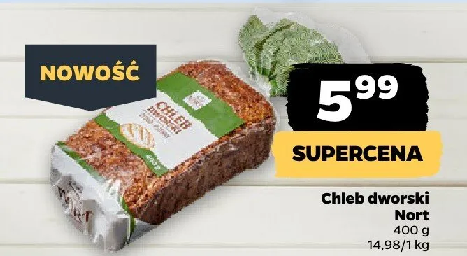 Chleb dworski Nort promocja w Netto