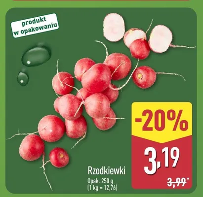 Rzodkiewki promocja w Aldi